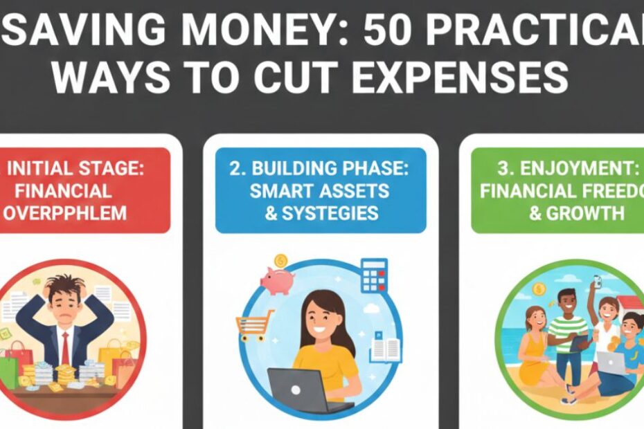 Saving Money: 50 Practical Ways to Cut Expenses